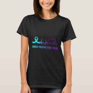 Camiseta Crayons Partidos Continuam A Prevenir Suicídio Por