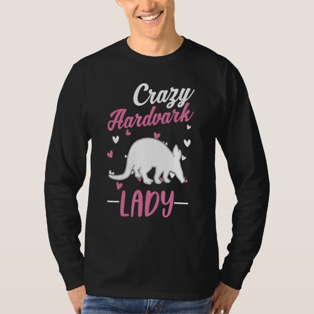 Camiseta Crazy Aardvark Lady Aardvark Girl (Frente)