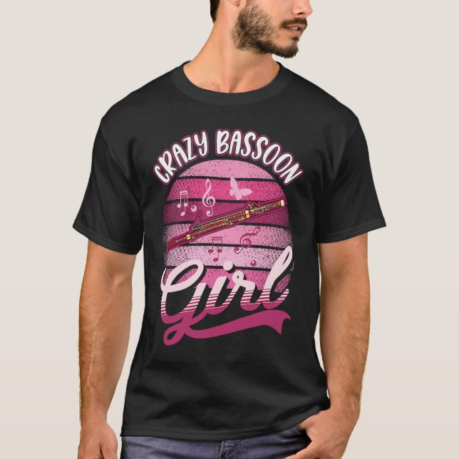 Camiseta Crazy Bassoon Girl (Frente)