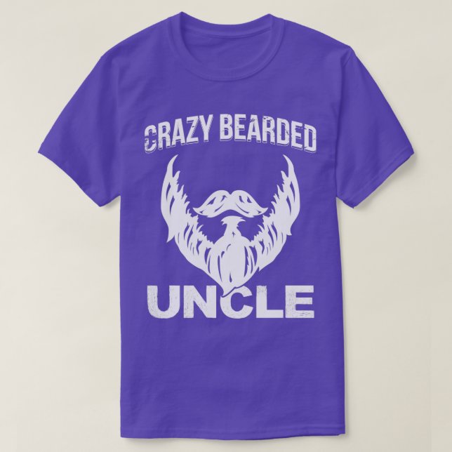 Camiseta Crazy Bearded Uncle Uncle Uncle Beard Gift Classic (Frente do Design)
