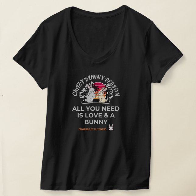 Camiseta Crazy Bunny Person  (Postura )