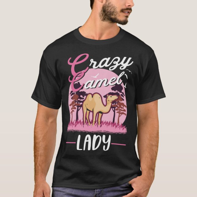 Camiseta Crazy Camel lady Camel Girl (Frente)