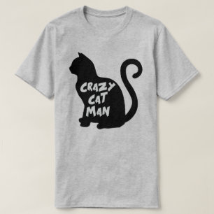 CAMISETA CRAZY CAT MAN