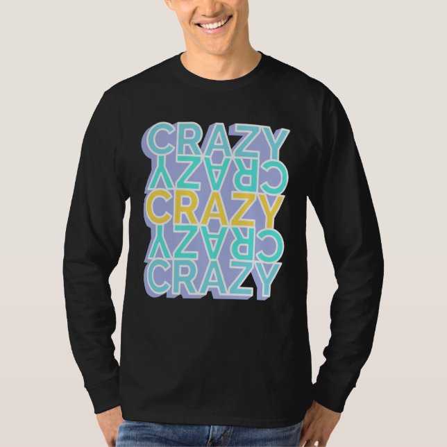 Camiseta Crazy Colorful Words (Frente)