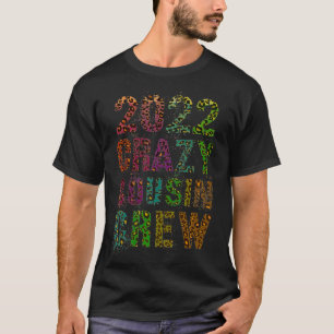 Camiseta CRAZY COUSIN CREW 2022 Leopard Print Funny Mawmaw