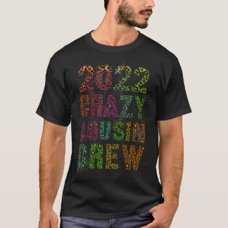 Camiseta CRAZY COUSIN CREW 2022 Leopard Print Funny Mawmaw 