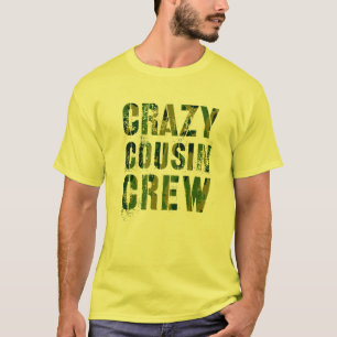 Camiseta CRAZY COUSIN TRW Camo Funny Mawmaw Pawpaw Reeduca