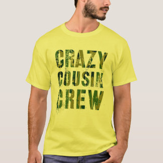 Camiseta CRAZY COUSIN TRW Camo Funny Mawmaw Pawpaw Reeduca