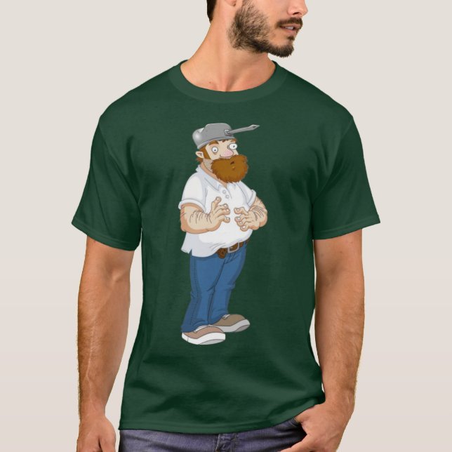 Camiseta Crazy Dave Plants vs Zombies funny (Frente)