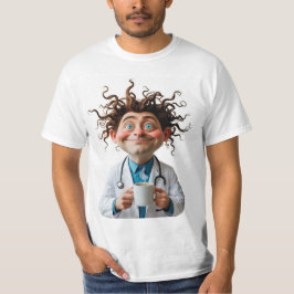 Camiseta Crazy Doctor Coffee Lover Tee