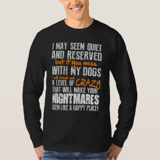 Camiseta Crazy Dog Owner Doggo Dogs Mom And Dog Dad