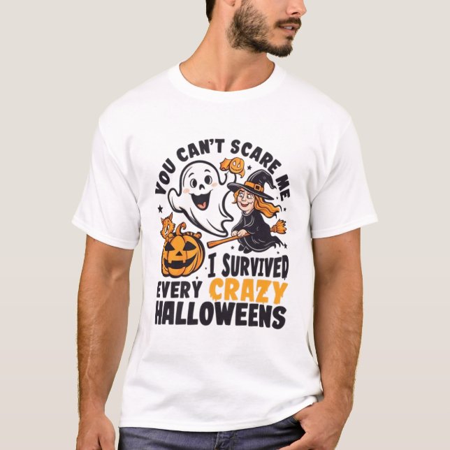 Camiseta Crazy Halloween  (Frente)