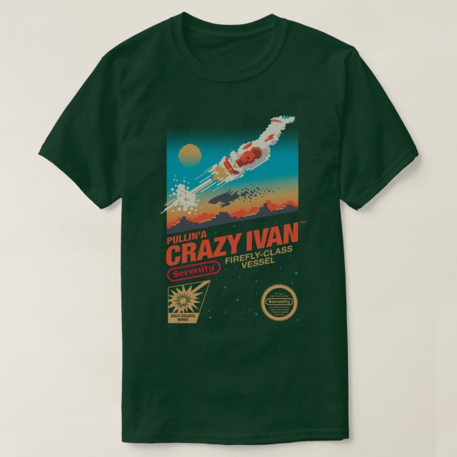 Camiseta Crazy Ivan (Frente do Design)