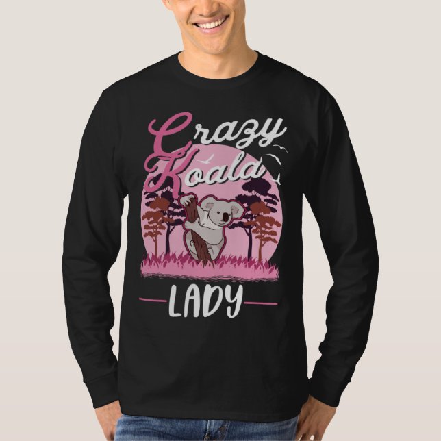 Camiseta Crazy Koala lady Koala Girl (Frente)