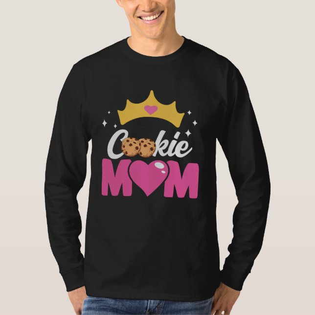 Camiseta Crazy Mom Baking Mama Baker Chef Dessert Mothers D (Frente)