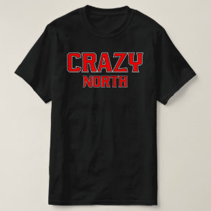 Camiseta Crazy North Crveno Beli Crvena Zvezda
