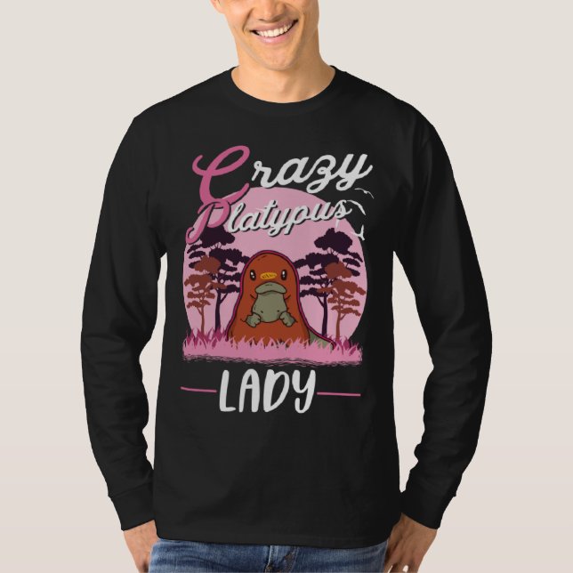 Camiseta Crazy Platypus lady Platypus Girl (Frente)