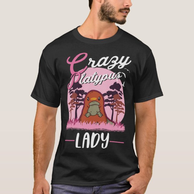 Camiseta Crazy Platypus lady Platypus Girl (Frente)