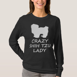 Camiseta Crazy Shih Tzu Lady