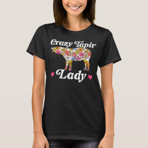 Camiseta Crazy Tapir Lady Wildlife Animal Zookeeper Tapir