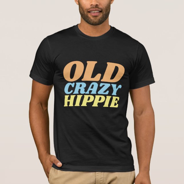 CAMISETA CRAZY VELHO HIPPIE DA GRANDPA T-SHIRTS (Frente)