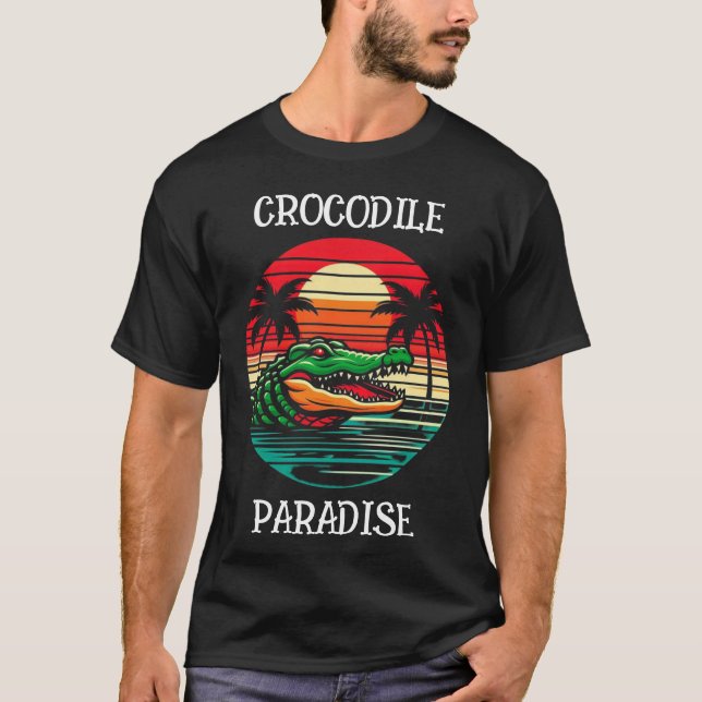 CAMISETA CRCODILE PARADISE (Frente)