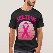 Crê em Fita Cor-de-Rosa Camisa-T