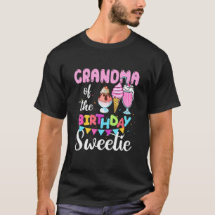 Camiseta Cream Cones Popsicles Avó Do Aniversário