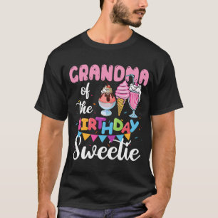 Camiseta Cream Cones Popsicles Avó do Aniversário