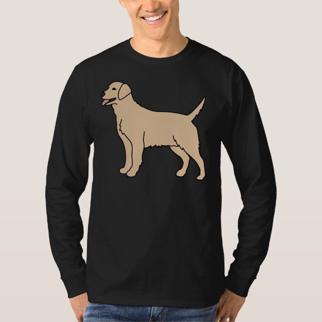 Camiseta Cream Labrador Dog (Frente)