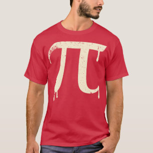 Camiseta Cream Pi Engraçado Math