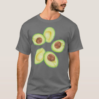 Camiseta Creamy avocados avocado motif avocado adesivo