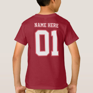 Camiseta CREATE-YOUR-OWN DIY Custom design Boys Team Number