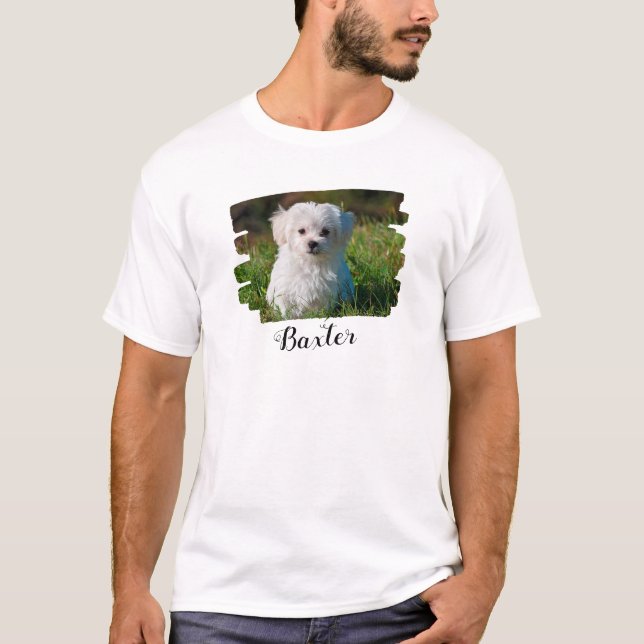 Camiseta Create Your Own Pet Dog Photo  (Frente)