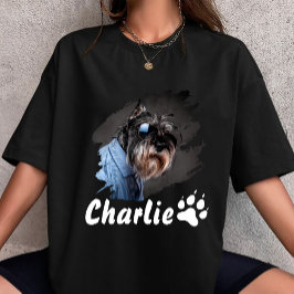 Camiseta create your own pet shirt idea here custom photo