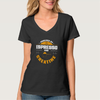 Camiseta Creatina Mono-Hidratada Alimentada Por Espresso Fu