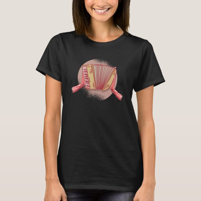 Camiseta Creation of Accordion - Accordionist Accordion Pla (Frente)