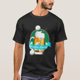 Camiseta Creative Beer Drinker Golfer Outro Golfe Redondo D