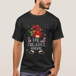 Camiseta Creative Gnomo Buffalo - Xadrez de Natal Luz