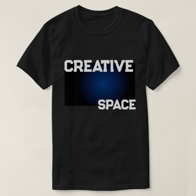 Camiseta Creative Space by J.H. Thornton (Frente do Design)