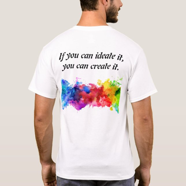 Camiseta creatividad y estilo (Verso)