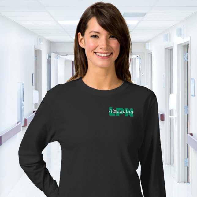 Camiseta Credenciais personalizadas de LPN com Nome (Criador carregado)