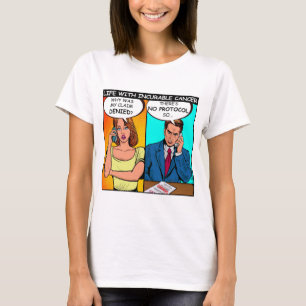 Camiseta Crédito de seguro negado por cancer incurável