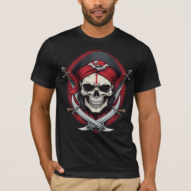 Camiseta "Credo do Capitão: T-Shirt Pirata" (Frente)
