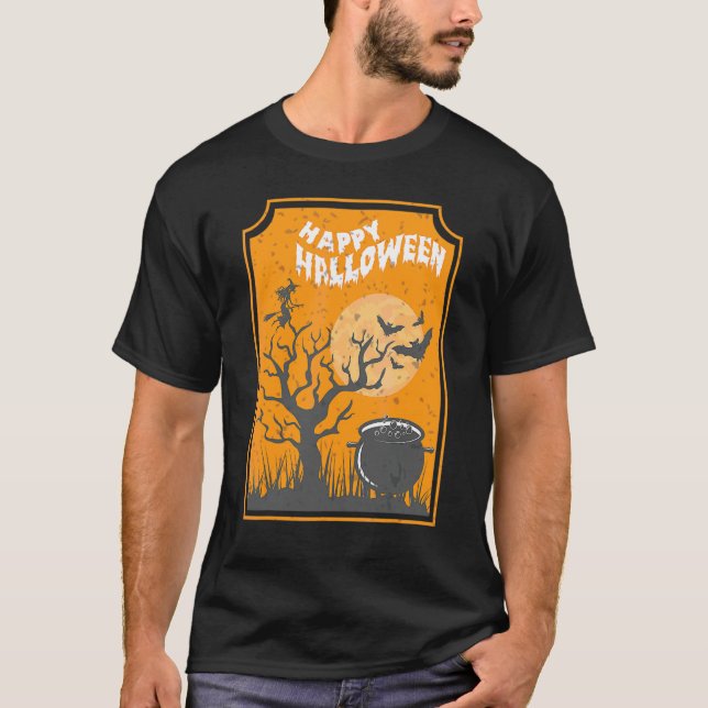 Camiseta Credo, Feliz Dia das Bruxas (Frente)
