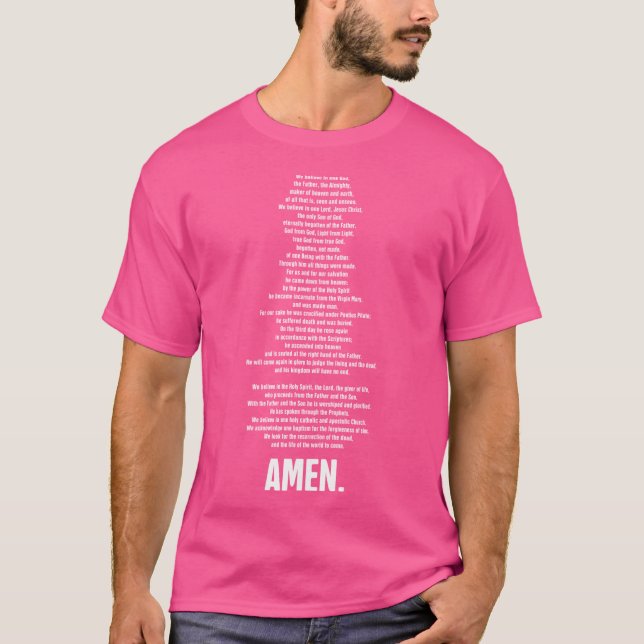 Camiseta Credo Niceno Completo (Frente)