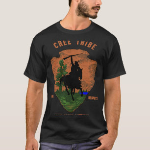 Camiseta Cree Tribe Native American Vintage Arrow Re