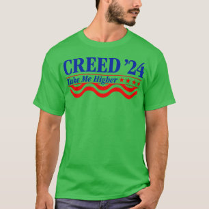 Camiseta Creed 24 Tome-Me Mais alto Engraçado Creed 2024 Lo