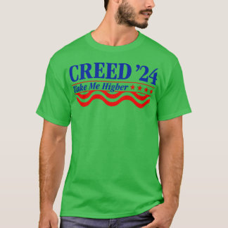 Camiseta Creed 24 Tome-Me Mais alto Engraçado Creed 2024 Lo