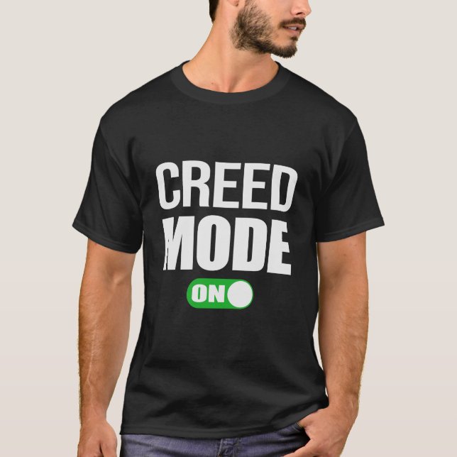 Camiseta Creed Mode ON First Name (Frente)